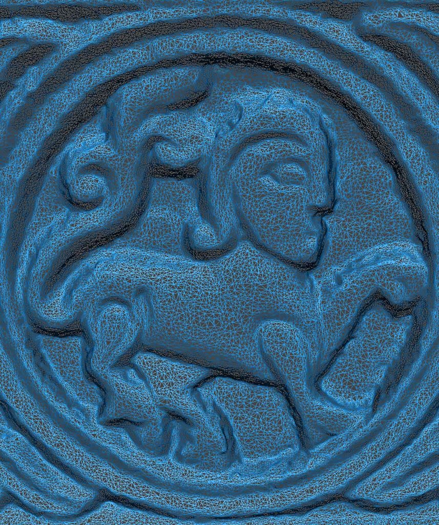 3D mesh or early medieval sculpture